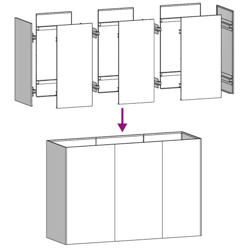  növénytartó 120x40x80 cm Rozsdamentes acél