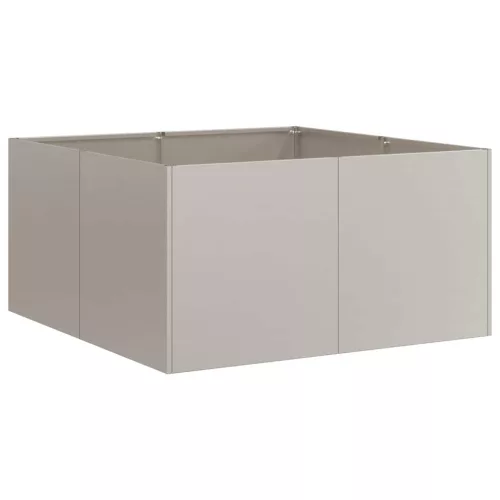  ültető rozsdás 80x80x40 cm időjárásálló acélból