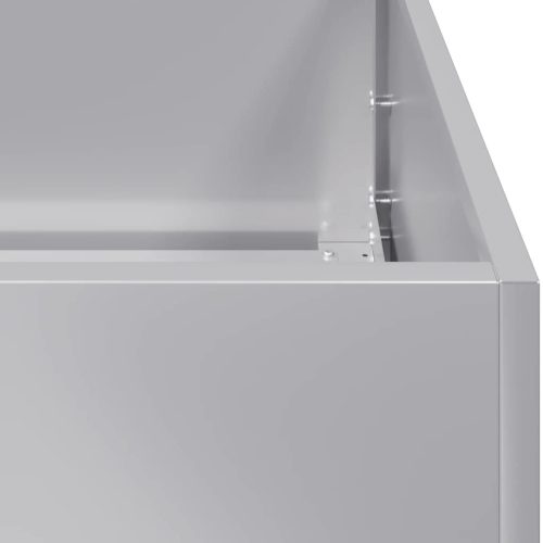  növénytartó 100x100x80 cm Horganyzott acél