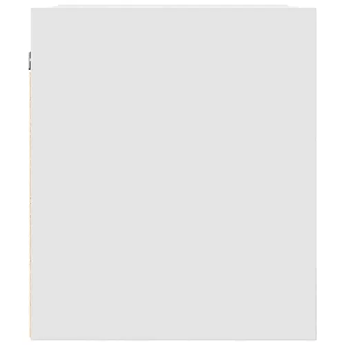  2 db fehér falra szerelhető éjjeliszekrény 38x34x40 cm