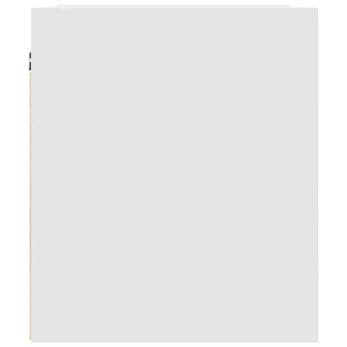  2 db fehér falra szerelhető éjjeliszekrény 38x34x40 cm