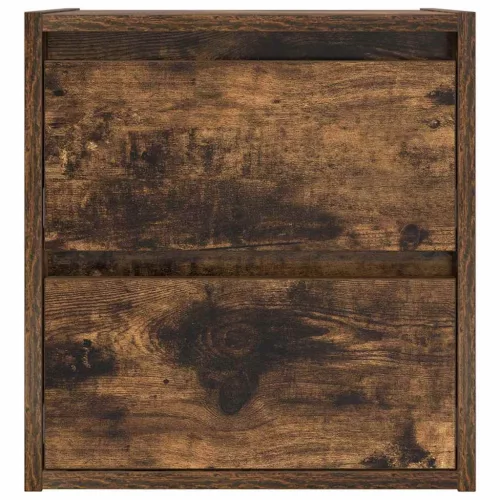  2 db füstös tölgy színű fali éjjeliszekrény 38x34x40 cm