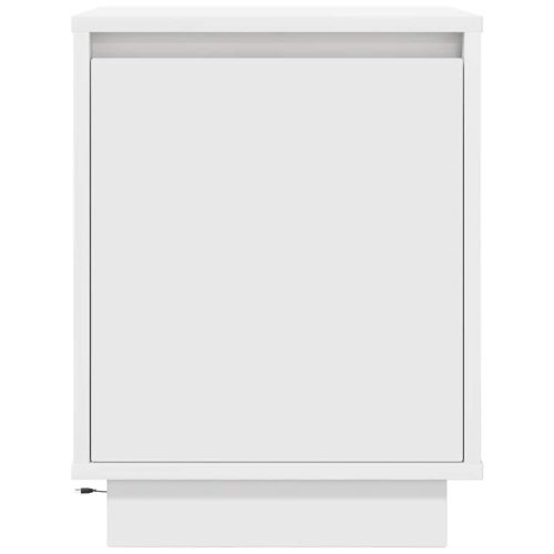  éjjeliszekrény LED világítással Fehér 38x34x50 cm 38x34x50 cm