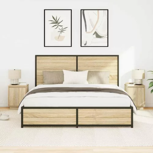  2 db éjjeliszekrények LED világítással 38x34x50 cm