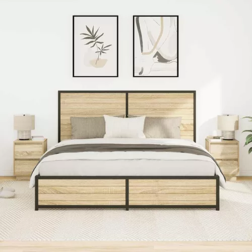  2 db éjjeliszekrények LED világítással 38x34x50 cm