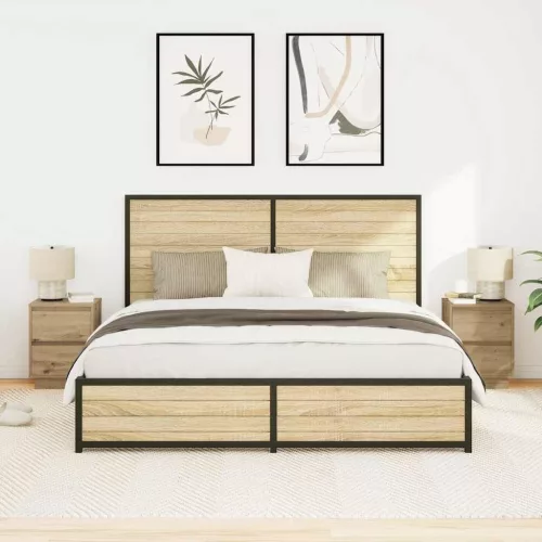  2 db éjjeliszekrények LED világítással 38x34x50 cm