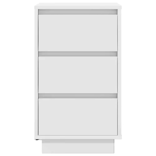  éjjeliszekrény LED világítással Fehér 38x34x50 cm 38x34x65 cm