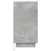 betonszürke éjjeliszekrény LED-világítással 38x34x65 cm