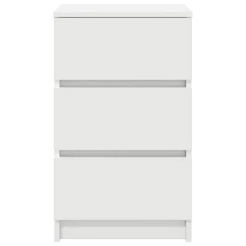  fehér éjjeliszekrény 3 fiókkal 39x35x65 cm