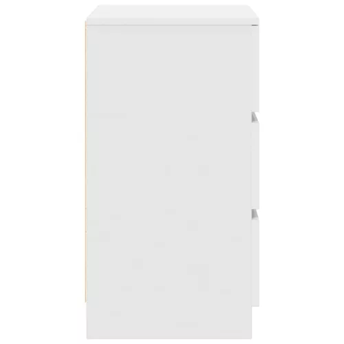  fehér éjjeliszekrény 3 fiókkal 39x35x65 cm