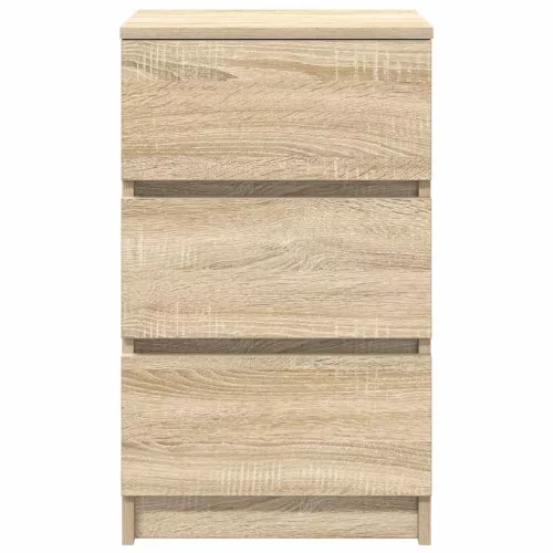  sonoma tölgy éjjeliszekrény 3 fiókkal 39x35x65 cm