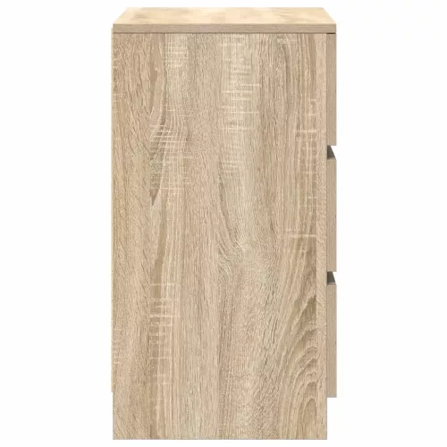  sonoma tölgy éjjeliszekrény 3 fiókkal 39x35x65 cm