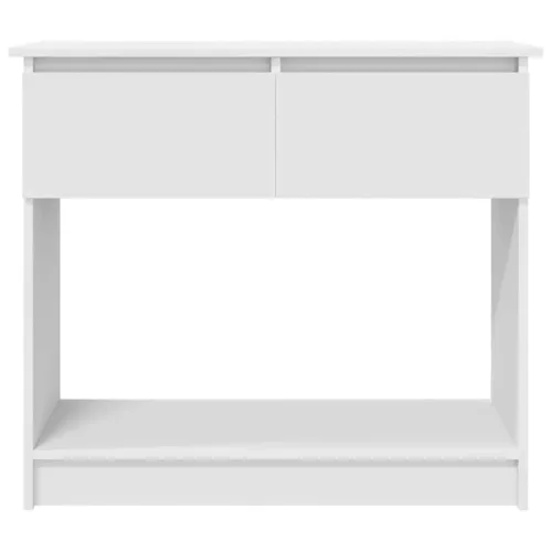  fehér konzolasztal fiókokkal 85,5x38,5x74,5 cm