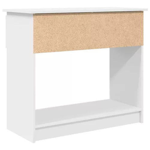  fehér konzolasztal fiókokkal 85,5x38,5x74,5 cm