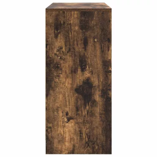  füstölt tölgy szerelt fa tálalószekrény fiókos 80x34x76 cm