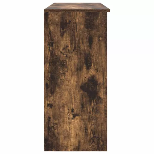  füstölt tölgy szerelt fa tálalószekrény fiókos 101x35x76 cm