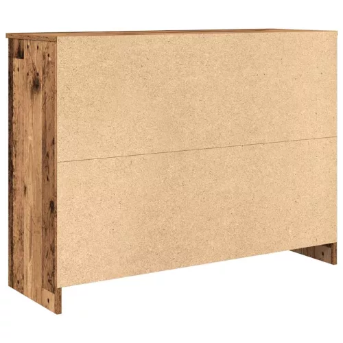  antik fa szerelt fa tálalószekrény fiókos 101x35x76 cm