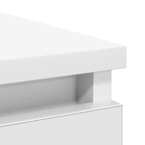  fehér szerelt fa tálalószekrény fiókos 71x35x65 cm