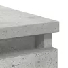  betonszürke szerelt fa tálalószekrény fiókos 71x35x65 cm
