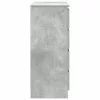  betonszürke szerelt fa tálalószekrény fiókos 71x35x84 cm