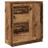  antik fa szerelt fa tálalószekrény fiókos 71x35x84 cm