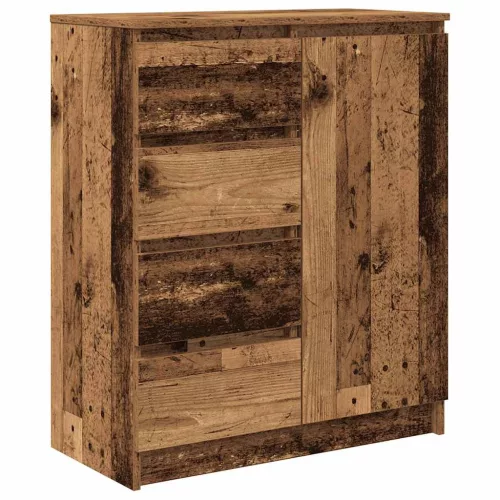  antik fa szerelt fa tálalószekrény fiókos 71x35x84 cm