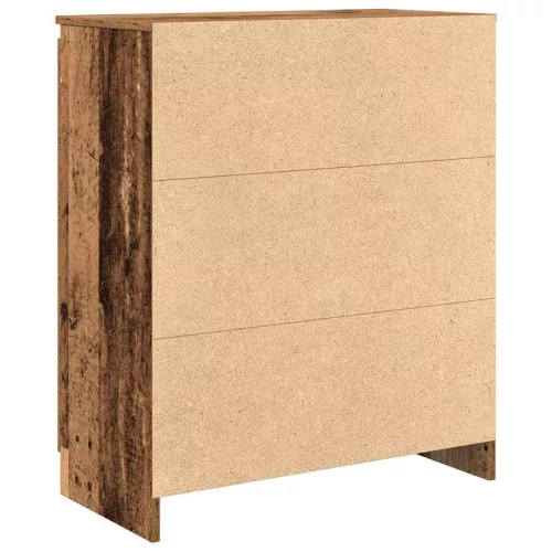 antik fa szerelt fa tálalószekrény fiókos 71x35x84 cm