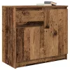  antik fa szerelt fa tálalószekrény fiókos 71x35x65 cm