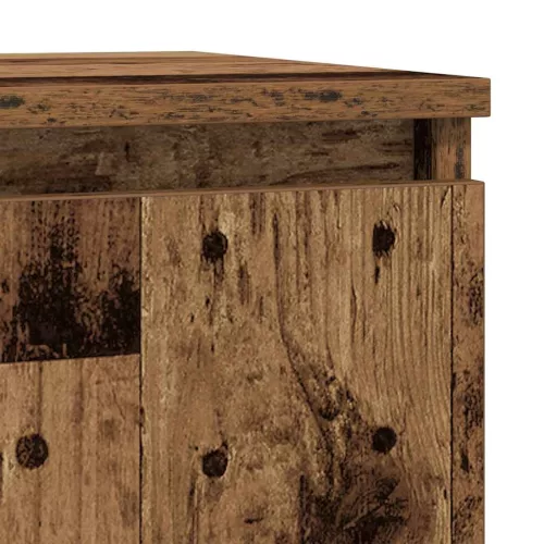  antik fa szerelt fa tálalószekrény fiókos 71x35x65 cm