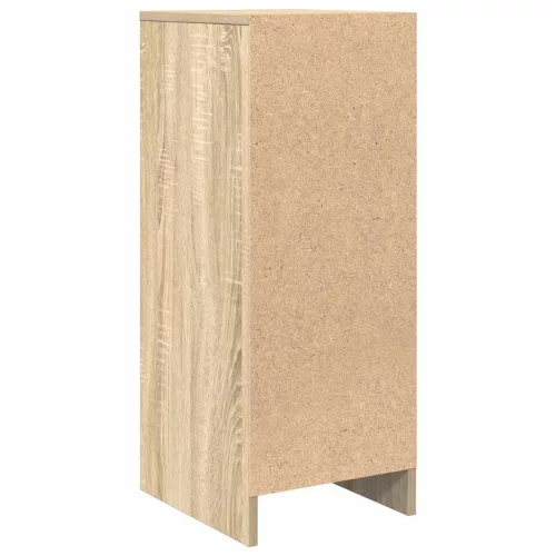  sonoma tölgy színű szerelt fa tálalóasztal 29,5x34x76 cm