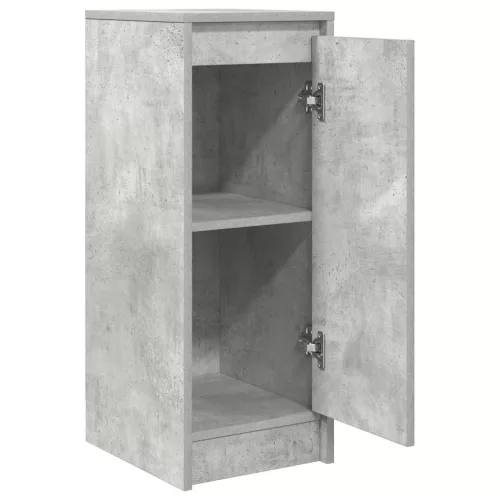  betonszürke szerelt fa tálalószekrény 29,5x34x76 cm