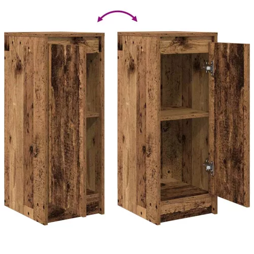  antik fa színű szerelt fa tálalószekrény 29,5x34x76 cm