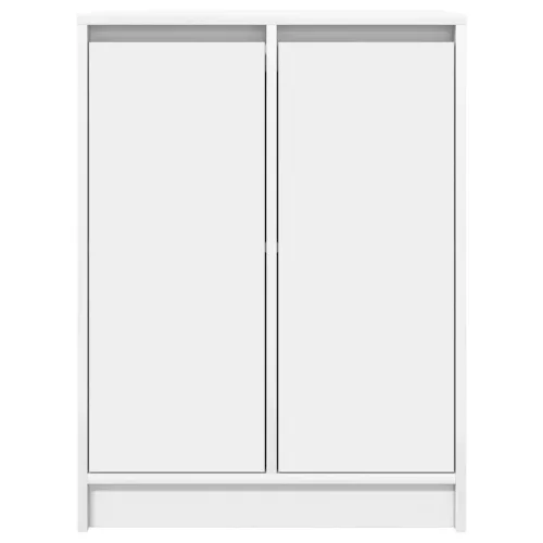  fehér szerelt fa tálalószekrény 57x34x76 cm