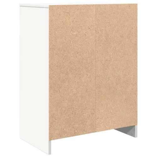  fehér szerelt fa tálalószekrény 57x34x76 cm