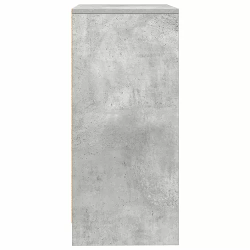  betonszürke szerelt fa tálalószekrény 57x34x76 cm