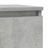  betonszürke szerelt fa tálalószekrény 57x34x76 cm