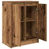  antik fa színű szerelt fa tálalószekrény 57x34x76 cm