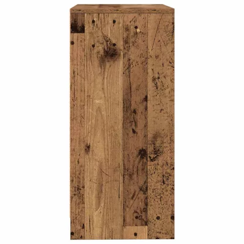  antik fa színű szerelt fa tálalószekrény 57x34x76 cm