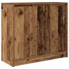  antik fa szerelt fa tálalószekrény 85x34x76 cm