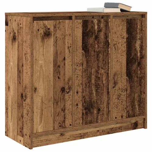  antik fa szerelt fa tálalószekrény 85x34x76 cm