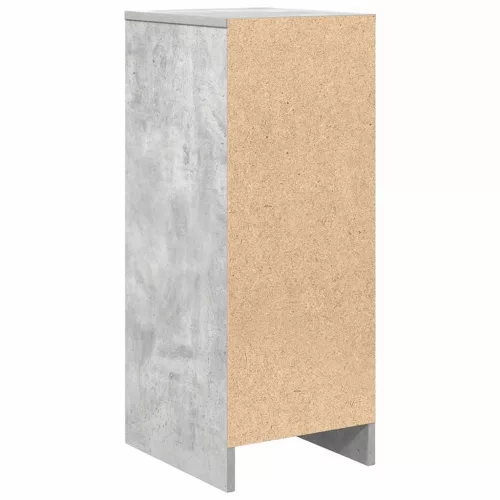  betonszürke szerelt fa tálalószekrény 29,5x34x76 cm