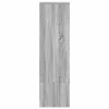 szürke sonoma szerelt fa szekrény fiókkal 55,5x34x119,5 cm