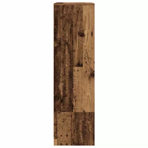  antik fa szerelt fa szekrény fiókkal 55,5x34x119,5 cm