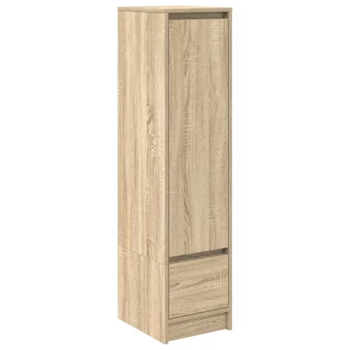  sonoma tölgy szerelt fa magasszekrény 29,5x34x119,5 cm