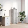  betonszürke szerelt fa magasszekrény 29,5x34x119,5 cm