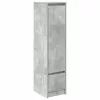  betonszürke szerelt fa magasszekrény 29,5x34x119,5 cm