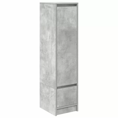  betonszürke szerelt fa magasszekrény 29,5x34x119,5 cm