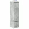  betonszürke szerelt fa magasszekrény 29,5x34x119,5 cm