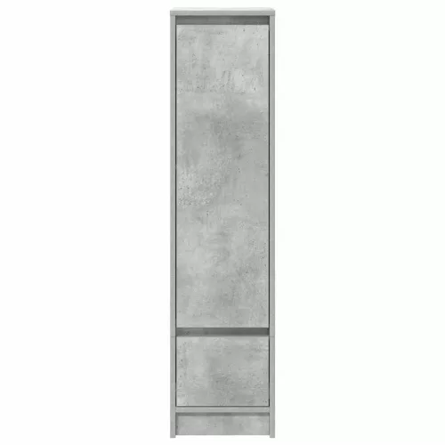  betonszürke szerelt fa magasszekrény 29,5x34x119,5 cm