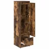  füstölt tölgy szerelt fa magasszekrény 29,5x34x119,5 cm